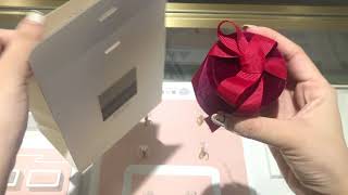 Custom paper bag for jewelry and shopping packaging