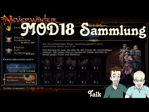 NEVERWINTER: MOD18 Sammlung - Talk - Meinung zur Avernus Ausrüstung - Erklärungen Tipps PS4 deutsch