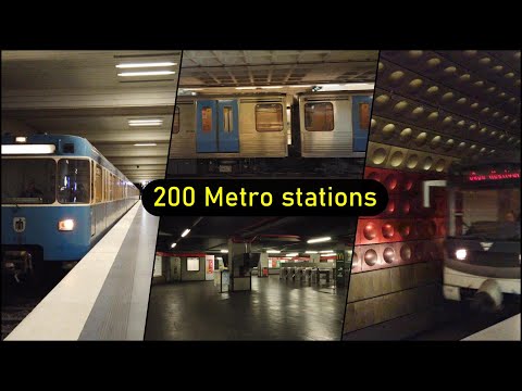 Walking through 200 Metro stations 🚶