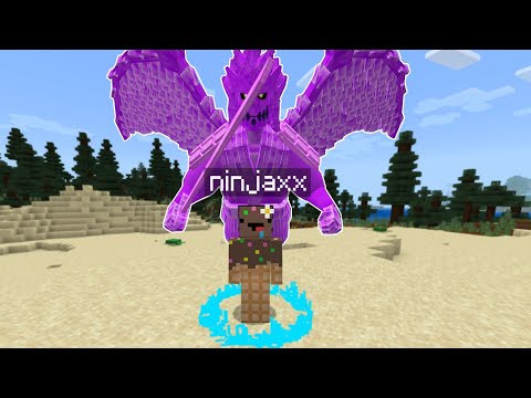 Ninjaxx - I installed a Naruto Mod on Minecraft.. (ultra stylish)