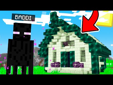 HO COSTRUITO LA CASA DELL'ENDERMAN SU MINECRAFT !