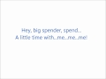 Glee - Big Spender - Lyrics 