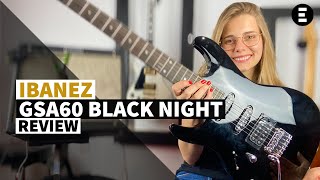 Video thumbnail for Guitarra IBANEZ GSA60 Black Night | EGITANA.pt by Egitana - Instrumentos Musicais