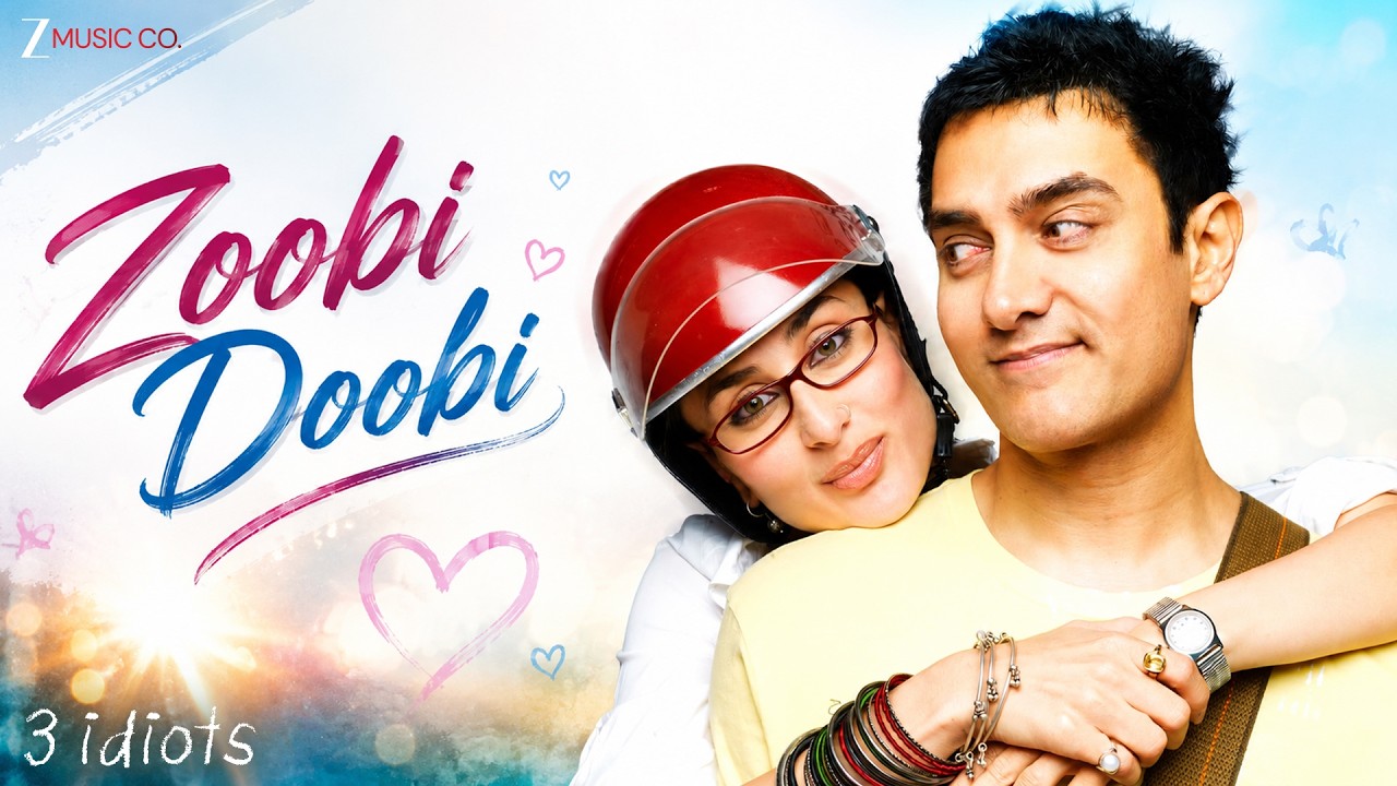 Zoobi Doobi | 3 Idiots | Aamir Khan, Kareena K | Sonu N & Shreya G | Shantanu M | Swanand K| Lyrical