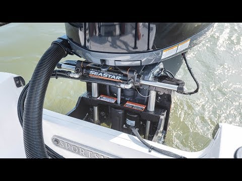 Sportsman Tournament 214 Bay Boat - SeaStar Jack Plate