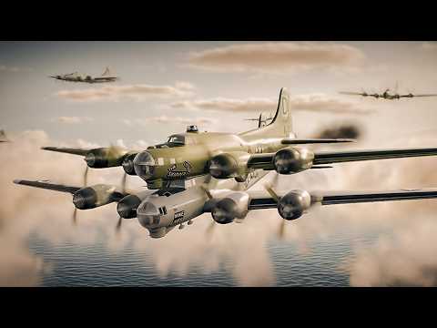 When Two B17s Flew Piggyback