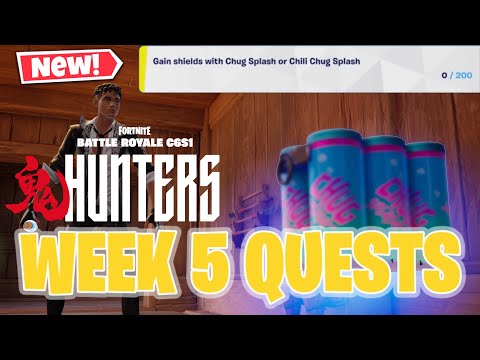 How to Complete NEW Week 5 Quests!! (Fortnite)