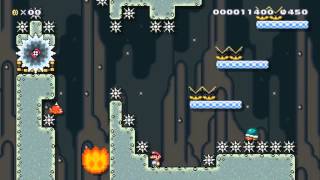 Super Mario Maker - Joy of Spelunking: Stalagspikes beaten