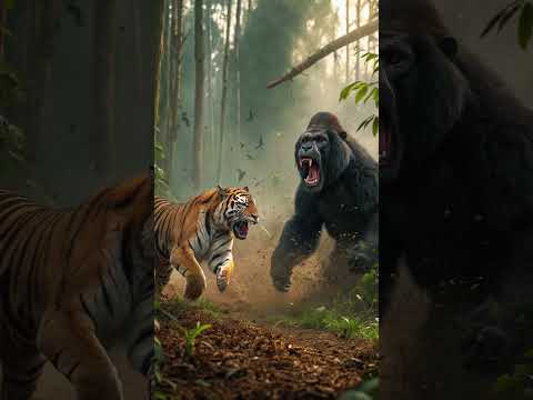 Tiger vs 9 Animals – Epic Animal Tournament #shorts