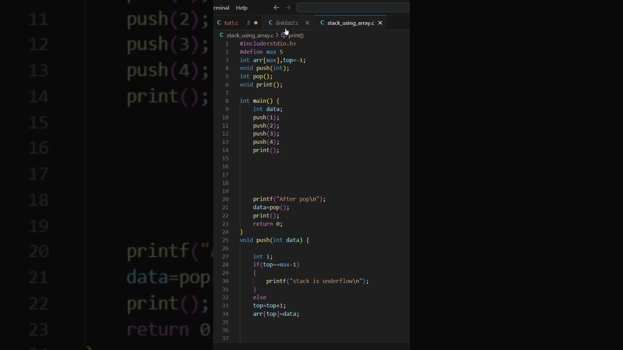 Insert  node AT end in Linked list #shortvideo #cprogramming  #coding #ccode #array