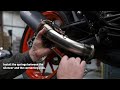 Scorpion Red Power Slip-On Exhaust - KTM 390 Duke (17-20) Video