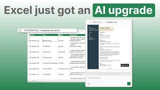 Melder: AI for Excel - Walkthrough
