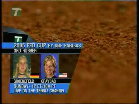 2006 Fed Cup QF - Jill Craybas vs. Julia Schruff Part 2 of 2