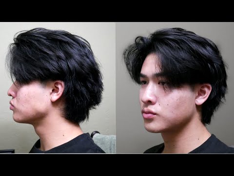 HOW TO: MENS WOLF CUT / MULLET HAIRSTYLE (cut,...