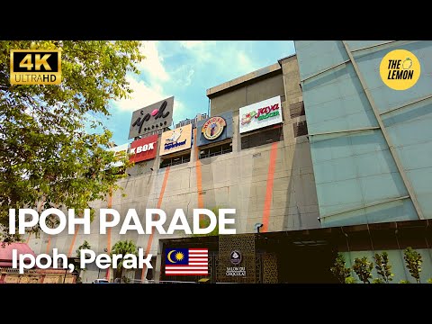Passeio a pé pelo desfile de Ipoh | Shopping | Ipoh Perak Malásia [4K HDR]