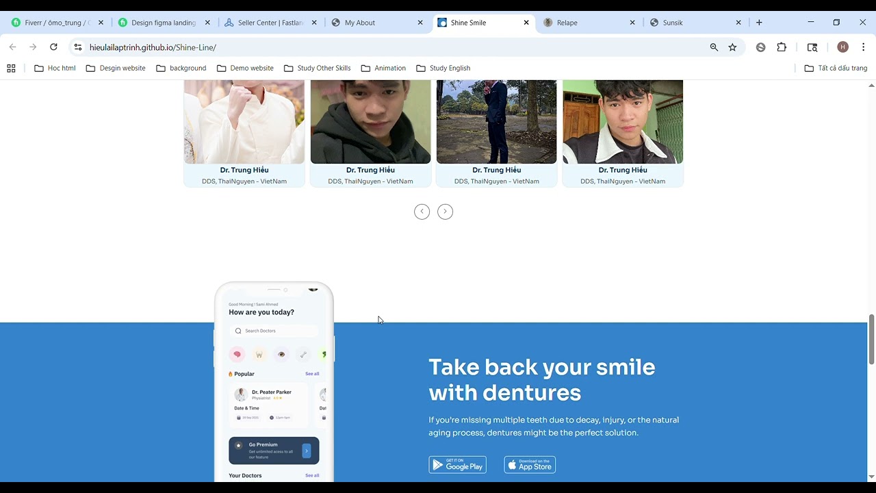 Lập trình web (Web Development) - Tạo website landing page, chuẩn responsive - Hỗ trợ sửa lỗi miễn phí - 2