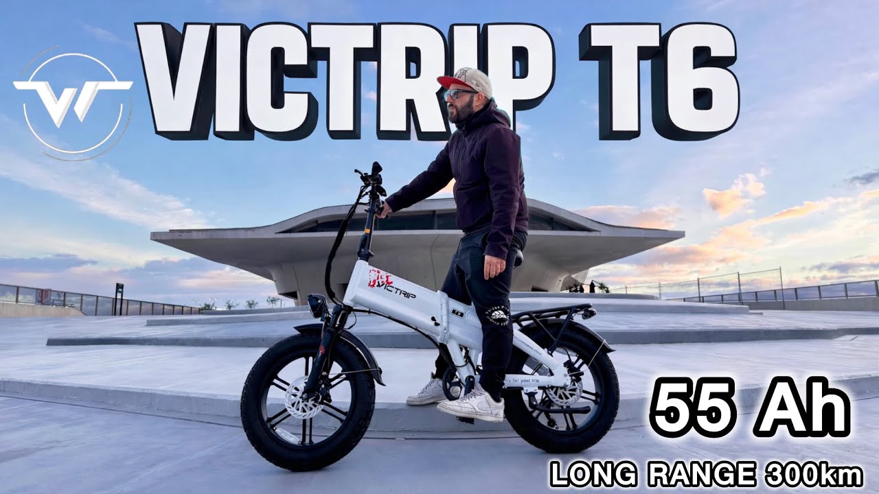 INCREDIBLE range!! 300 km on a single charge - VICTRIP T6 - LEGAL eBike with 55 Ah battery