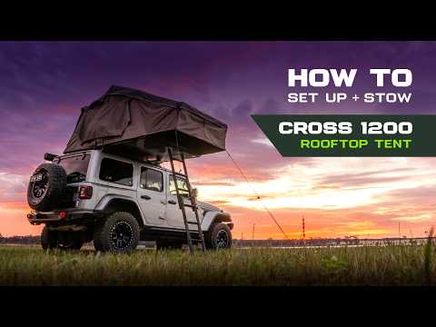 How To Setup and Stow Your Cross 1200 Rooftop Tent | Ironman 4x4