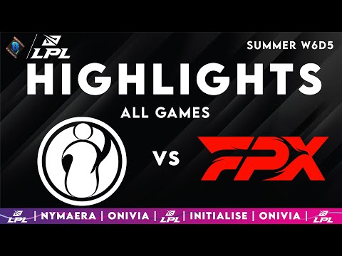 IG vs FPX Highlights ALL GAMES LPL 2025 Split 3 Invictus Gaming vs FunPlus Phoenix by Onivia