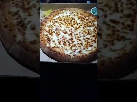 Papa John's time! 2 large Pizza Pies cheese in the crust 2 orders of Cheese sticks 7 Garlic sauces!