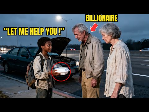 Black Boy Gives His Meal to Elderly Couple — Next Day a Stranger Knocks and His Life Changes Forever