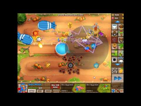 Bloons Tower Defense 5 Pumpkin Patch Hard Rounds 1-85 No Lives Lost NLL