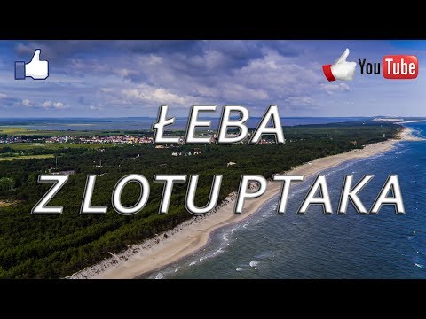 🅉🄾🄱🄰🄲🅉 👍 Łeba z lotu ptaka - zobacz jak z drona wygląda to nadmorskie miasto!