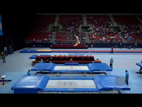 ZHONG Xingping (CHN) - 2017 Trampoline Worlds, Sofia (BUL) - Qualification Trampoline Routine 1
