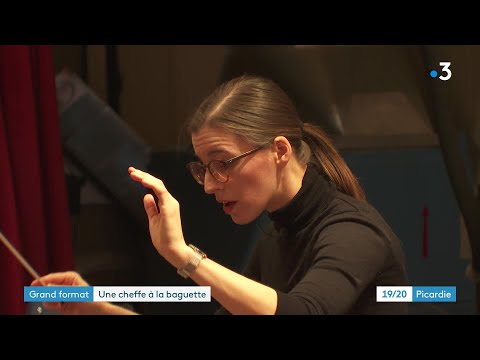 Portrait Johanna Malangré (in French) with her orchestra de Picardie Thumbnail