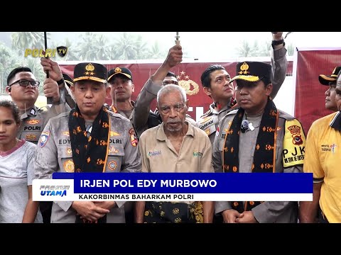 POLRI SERAHKAN BANTUAN KEMANUSIAAN UNTUK KORBAN BENCANA DI NTT