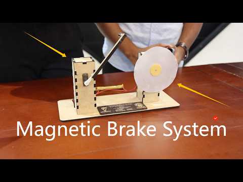 DIY Magnetic Brake System | Engineering Project Explained Step by Step | University Project