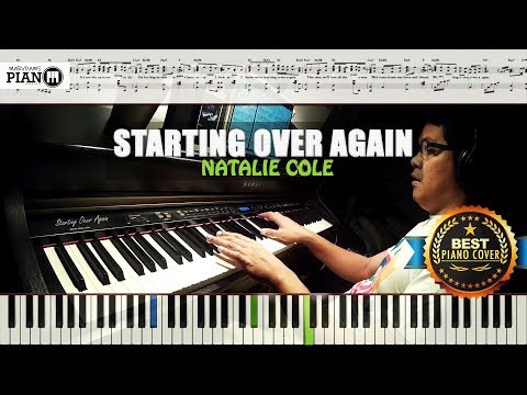 Starting Over Again - Natalie Cole piano tutorial