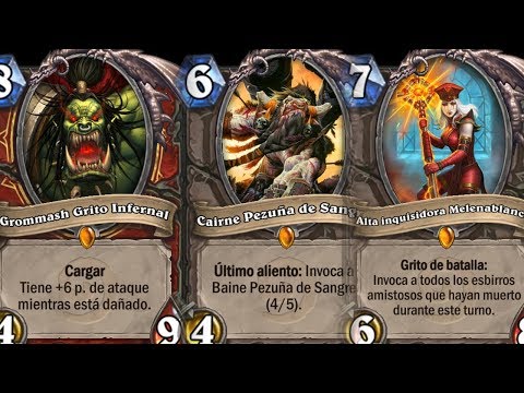 Basic and Classic Card Phrases in Hearthstone (updated) - Spanish