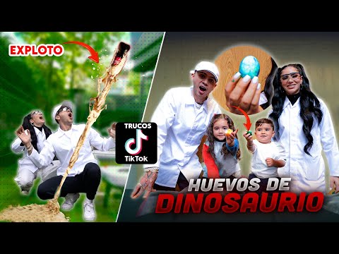 PROBANDO TRUCOS VIRALES DE TIKTOK 😱 (LIFEHACKS) Jukilop | Kimberly Loaiza