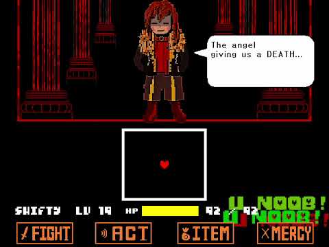 【UndertaleAU, CYF】A.N.G.E.L.O.V.A.N.I.A -Unofficial Storyfell Chara fight first demo released!