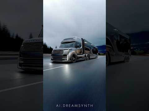 Thumbnail for New Range Rover V8 Superliner Semi-Trailer Truck Dominating the Highway #V8 #semitrailer #luxury #4k by Automobile, Truck