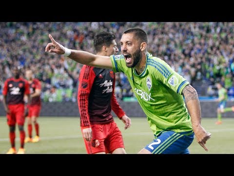 April 26, 2015: Clint Dempsey scores vs Portland and gives epic celebration