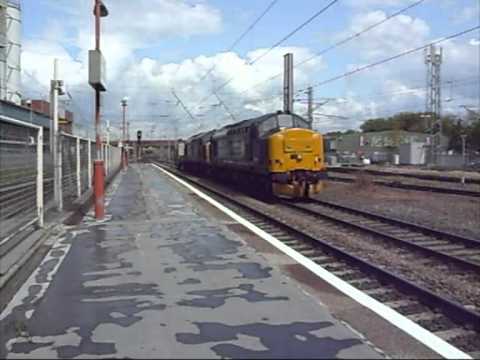 37688 and 682 on 6K73, Warrington Bank Quay, 11.05.11.wmv