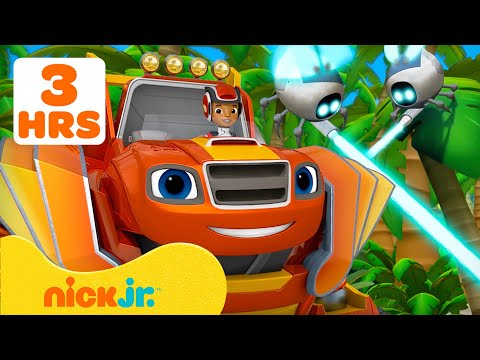 Blaze i mega maszyny - Sezon 3 - Odcinek 9 - Trzy godziny z Blaze: Misje z robotami!