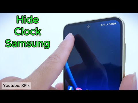How to Hide Clock on Samsung Phone