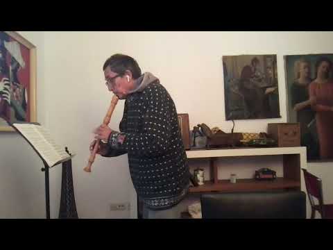 J. Ch.  Schickhardt, Sonata a moll no 3, 3rd Allegro, for alto recorder and b c