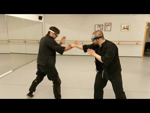 Jeet Kune Do Fencing With Hands - Finger Jab Drill, Eyes Are the Target