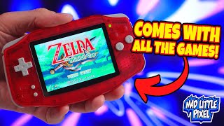 This NEW Game Boy Advance Has All The Games Built In! No Cartridges Required!