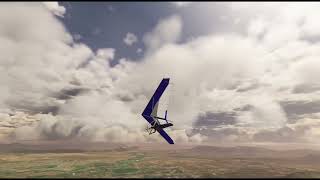 MSFS2020 Hang gliding using software from The Hang Gliding Files
