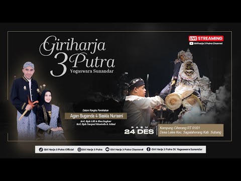 🔴 LIVE PERNIKAHAN: AGAN & SASKIA || GIRIHARJA 3 PUTRA - YOGASWARA S || LELES, 24/12/2025 #gh3p