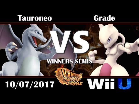 VBR Wii U Singles: Winners Semis - MtMen|Tauroneo (Charizard) vs FVS|Grade (Mewtwo)