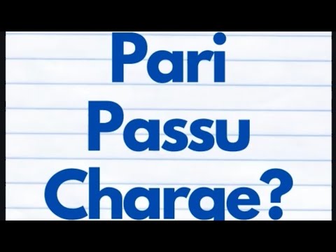 What is Pari Passu Charge?
