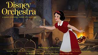 Whistle While You Work on a Rainy Autumn Night | Cozy Disney Symphony Playlist for Relaxing Time 🌧️