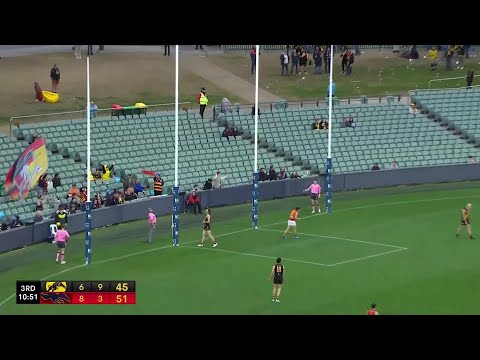 Qualifying Final Hostplus SANFL Snapshot - Adelaide's Brayden Cook kicks classy checkside