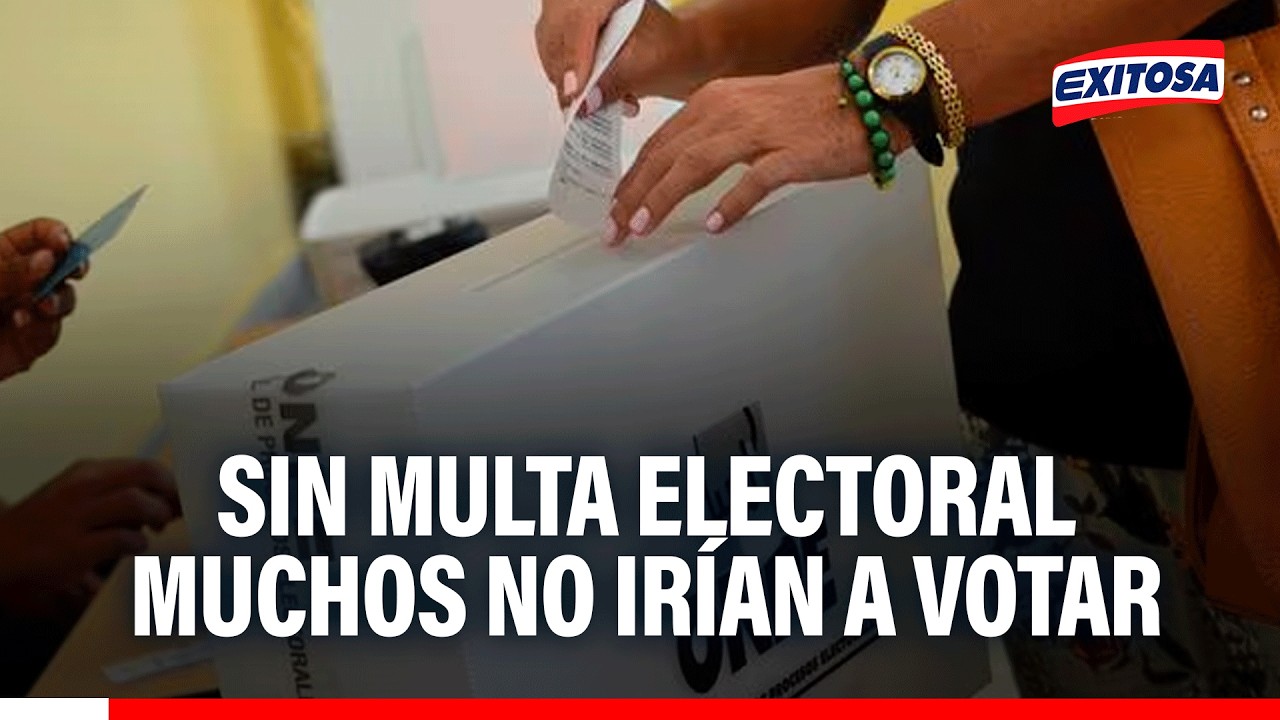🔴🔵 Participación electoral sería baja si se elimina la multa, señala Rolando Avellano